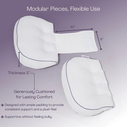 Oraama 3-Piece Pregnancy Pillow | Modular Maternity Support Cushion