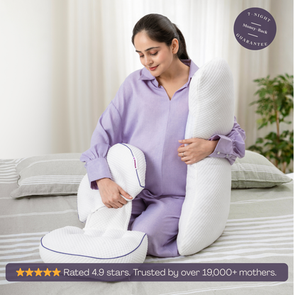 Oraama 3-Piece Pregnancy Pillow | Modular Maternity Support Cushion